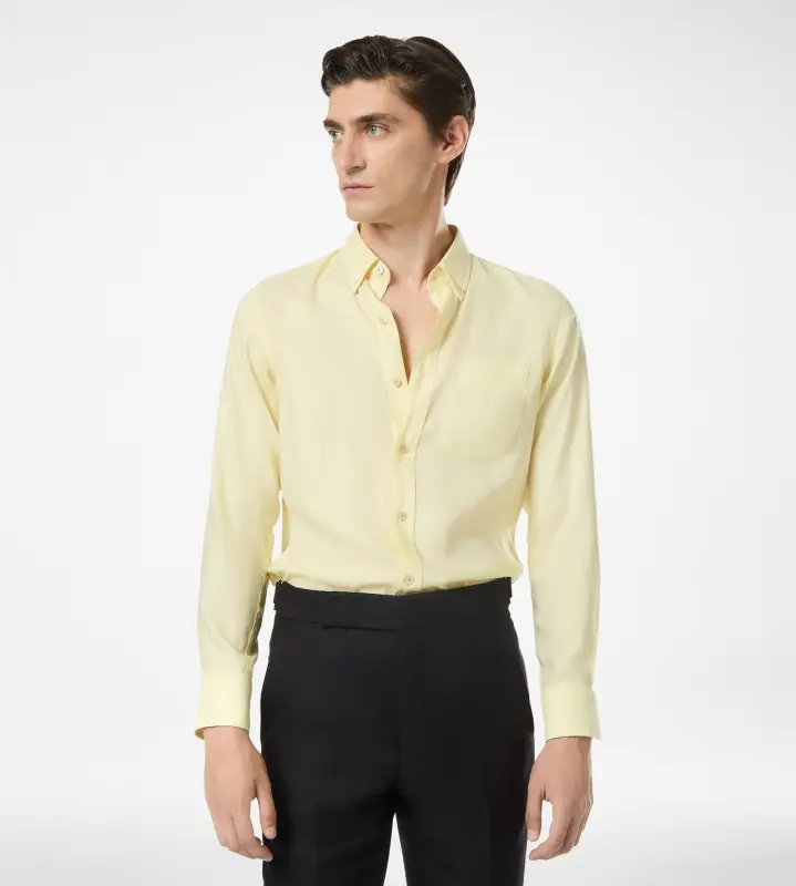 FLUID GABARDINE SLIM FIT SHIRT online